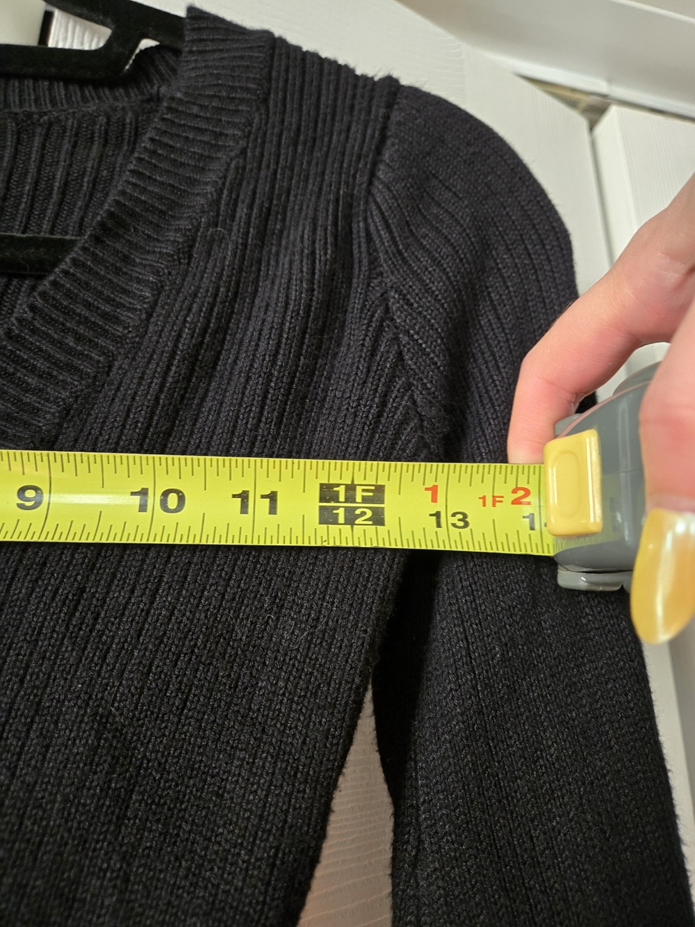 ReVamped Ribbed V-Neck Sweater - Picture 4 of 4